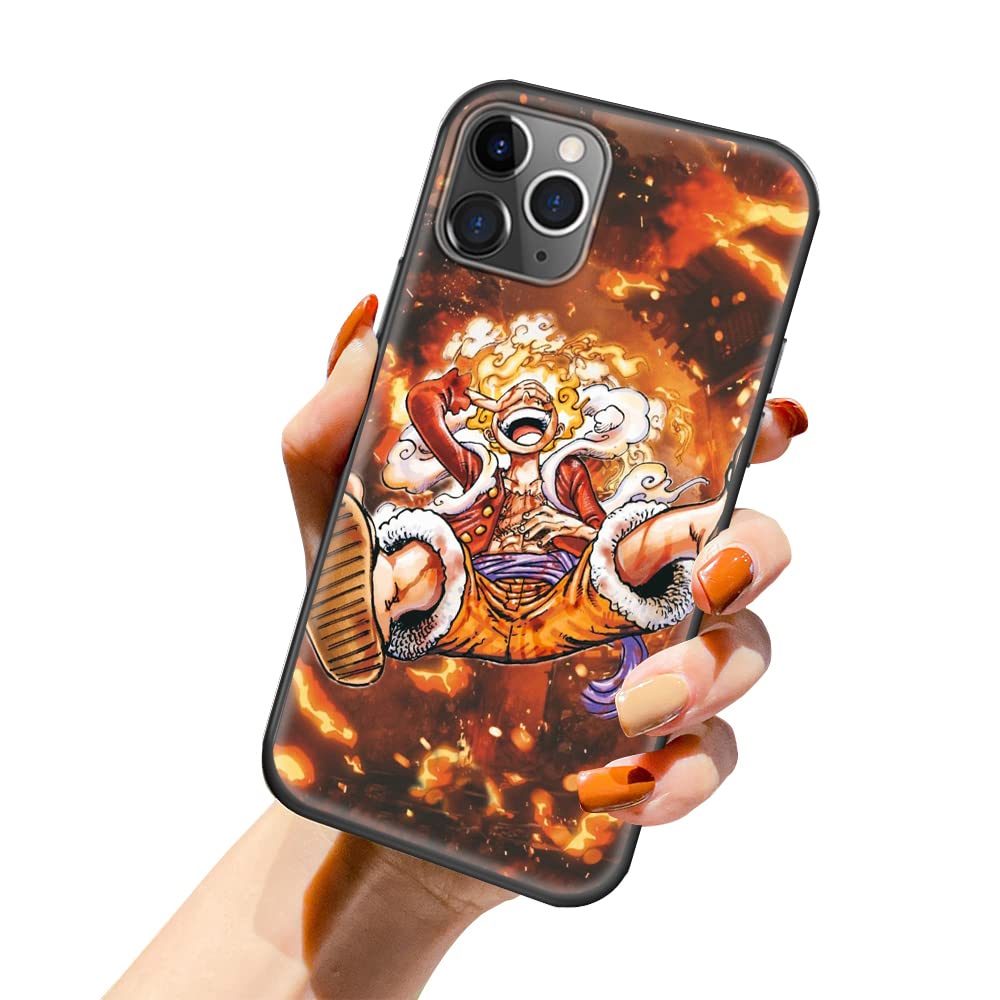 STICKALYLY Compatible with iPhone 12 Pro Max Case Anime One with